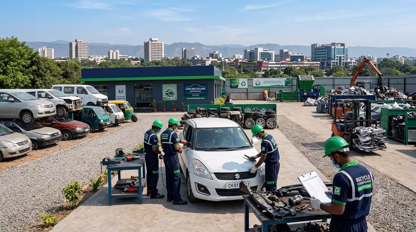 CarScrapMart —Chandigarh Govt Authorised Car Scrap Dealer is Best in Chandigarh Headline