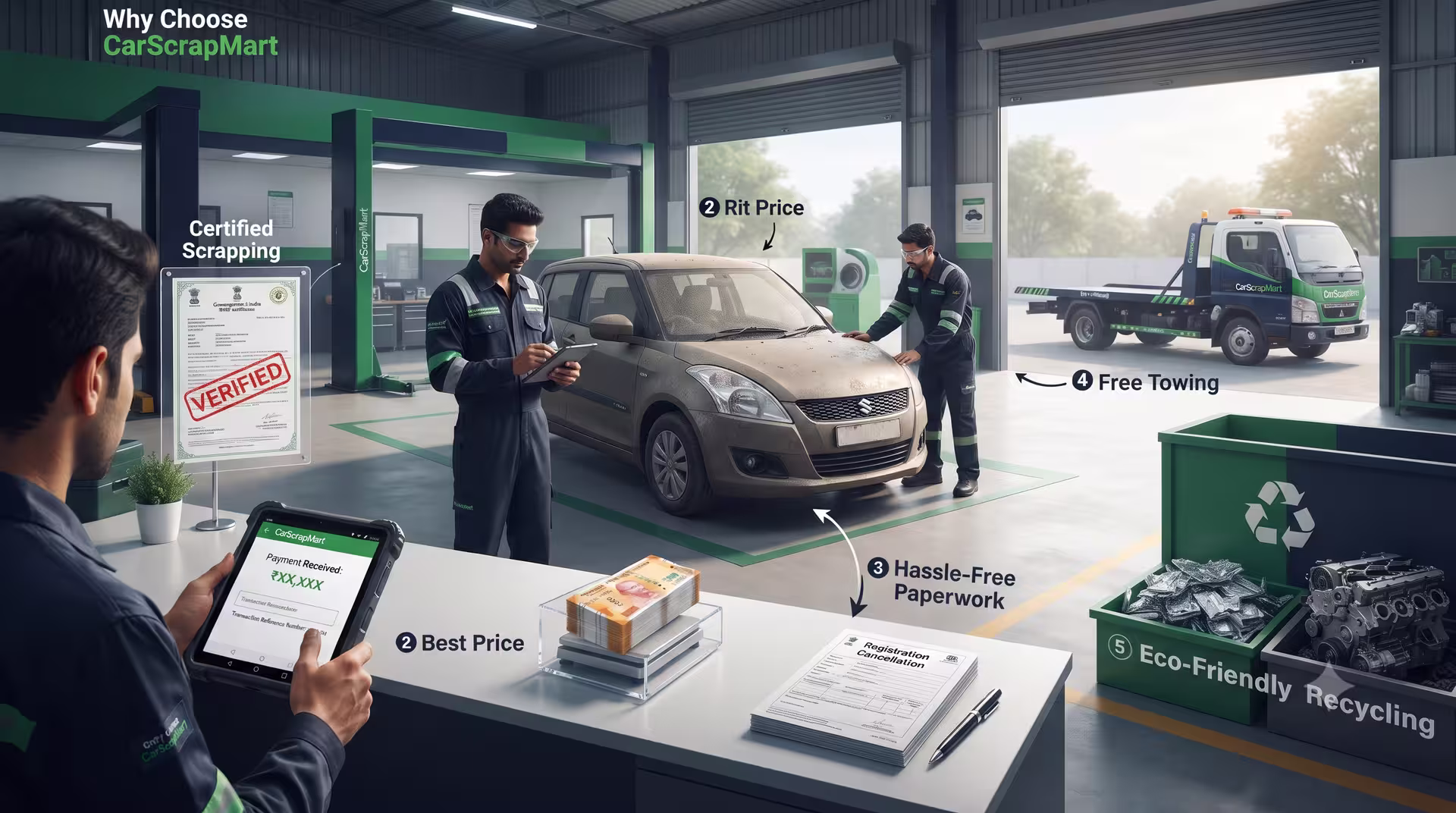 Why Choose CarScrapMart in Inida?